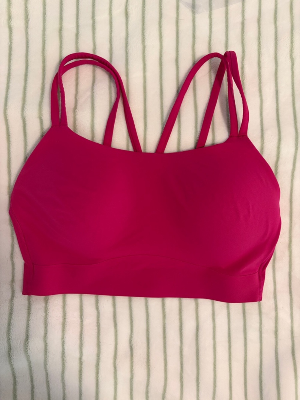 Soma Wireless Double-Strap Bralette - Fuchsia